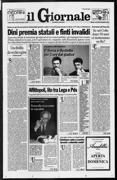 Il giornale : quotidiano del mattino